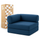 Bloom Sofa Bed Armchair Navy Blue Boucle Fabric - Sofa in a Box