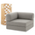 Bloom Sofa Bed Armchair in Gray Boucle Fabric - Sofa in a Box