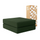 Chaise / Footrest Bloom Sofa Bed Boucle Fabric Moss Green