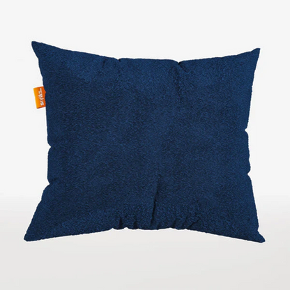 Bouclé Fabric Cushion - Blue - 45x45cm