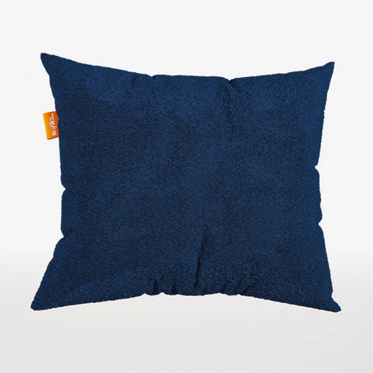Bouclé Fabric Cushion - Blue - 45x45cm