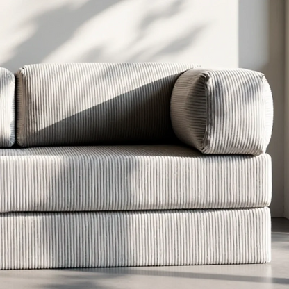 Bloom Sofa Bed Gray Boucle Fabric - Sofa in a Box