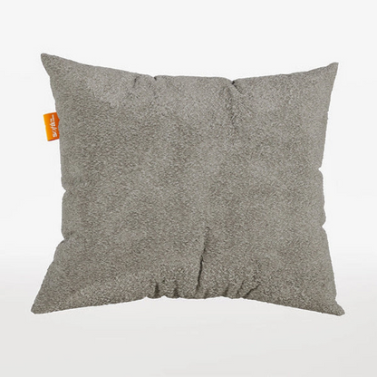 Bouclé Fabric Cushion - Gray - 45x45cm
