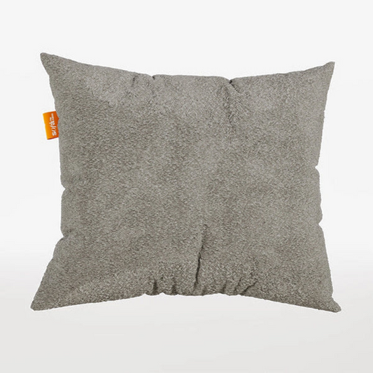 Bouclé Fabric Cushion - Gray - 45x45cm
